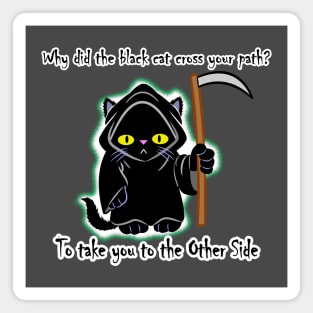 Grim Kitty Magnet